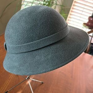 Vintage Makins New York Gray Wool Hat